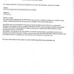 Lettre de l'un de nos anciens clients