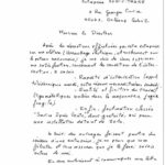 Lettre de l'avis de Pierre O.